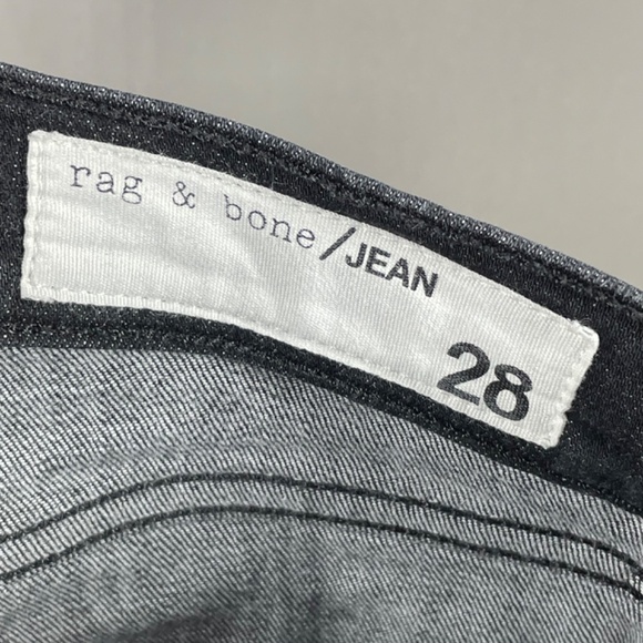 Rag & Bone Jeans Womens 28 black denim skinny ankle designer casual high rise - Picture 4 of 11